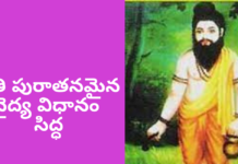 అతి పురాతనమైన వైద్య విధానం- సిద్ధ siddha vydhyam